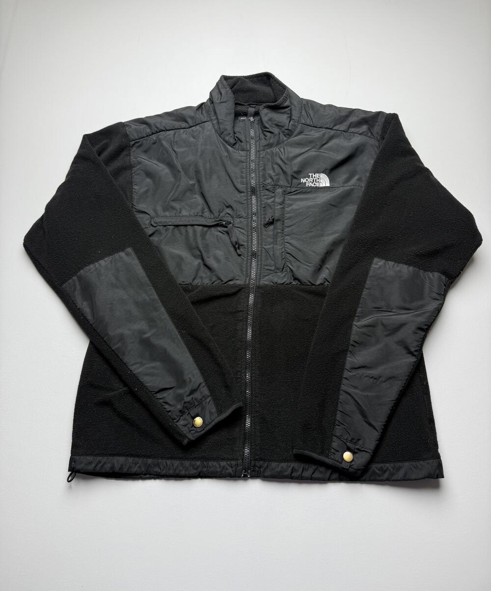The North Face Jacket Mens Large Black Full Zip Fleece Outdoor Hiking Warm